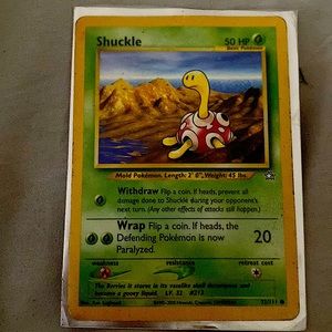 1995 shuckle Pokémon card